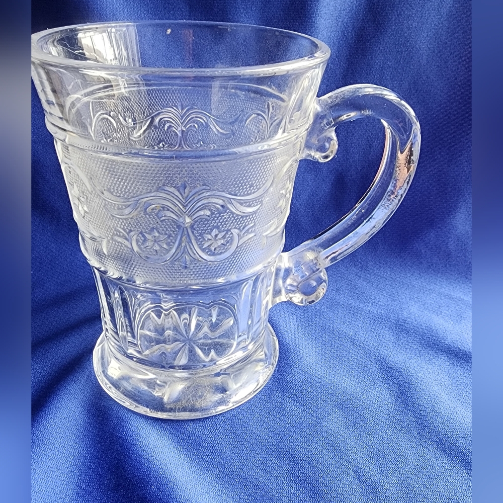 Crystal Glass Trellis Mug